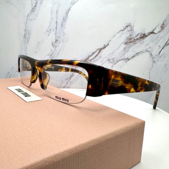 NEW MIU MIU Sunglasses Brown Tortoise Vedette Seen On Kylie Jenner New main image 6